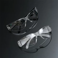 China Doorzichtige anti-stof, anti-spat, slagvaste pc, heldere lens, veiligheids-lasbril voor oogbescherming fabrikant