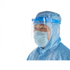 China Clear antifogging pet medical face shield visor protection mask CE FDA manufacturer