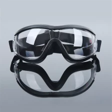 China Clear impact resistant eye protection goggles, anti saliva spatter dust fog proof transparent medical eye goggles manufacturer