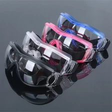 China Gemeinsame Schutzbrillen Brillen klare Antibeschlaggläser rutschfeste medizinische Schutzbrille Hersteller