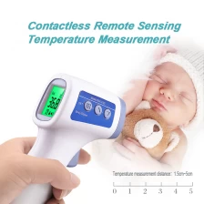 China Hot selling contactloze baby volwassen voorhoofd infrarood thermometer fabrikant
