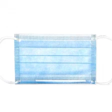 China Disposable Nonwoven  Folding Half Face Mask for Medical Self Use manufacturer
