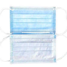 China Anti-virus Disposable Nonwoven  Folding Half Face Mask for Medical Self Use manufacturer