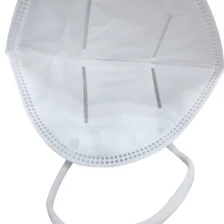 중국 뜨거운 판매 안티 바이러스 흰색 부직포 일회용 kn95 마스크 CE 제조업체
