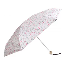 China Gift Items for Ladies Sun Floral 5 folds Mini Umbrella with Bag manufacturer
