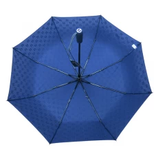 China High Quality Auto Open And Closed Gift Fold Compact Umbrella With Papper Box manufacturer
