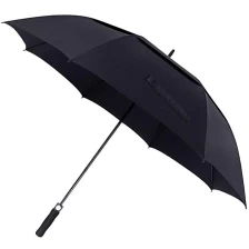 China High Quality Double Canopy Umbrella Custom Print Full Body Umbrella Golf Umbrella With Logo Prints manufacturer