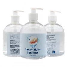 porcelana High quality 500ml Hand Sanitizer Gel Antibacterial Alcohol Hand Sanitizer Gel Wash Disinfectant 75% Alcohol Gel fabricante