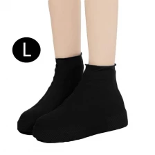 الصين Outdoor rainy waterproof shoes cover rain anti-slip thick wear-resistant silicone adult children black rain boots الصانع