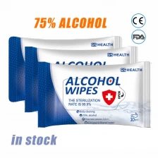 중국 Household Protective 75% Disinfectant Alcohol Wipes 제조업체
