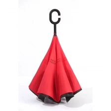 China Inverted car promotion advertisement double layer umbrella manufacturer