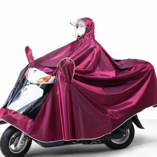 الصين Manufacturers of high-grade raincoat adult increase thickened men's and women's bicycles double waterproof foot outdoor electric car raincoat الصانع