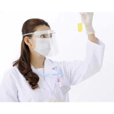 China Medical anti-fog face mask transparent protective mask shield manufacturer