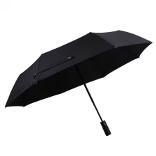 China New Items from Shaoxing Factory 3 Fold Colored Windproof Frame Compact Business Umbrella with Tire Pattern Handle manufacturer