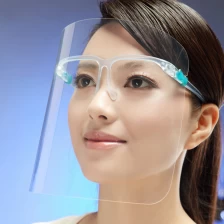 China Protective PC transparent face shield antifogging mask manufacturer