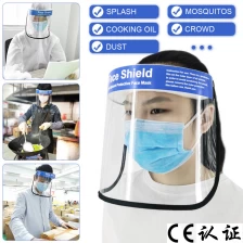 porcelana PET de seguridad máscara de protección facial transparente ce fabricante