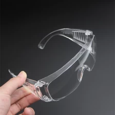 China Veiligheidsbril veiligheidsbril, spatbescherming veiligheidsbril impactbril, brede doorzichtige plastic bril fabrikant