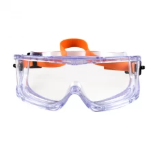 China Safety goggles home workplace glasses， clear anti-fog impact resistant wrap-around protective goggles over glasses manufacturer