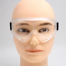 China Safety goggles over glasses personal eye protection hospital goggles with clear anti-fog splash proof lenses manufacturer
