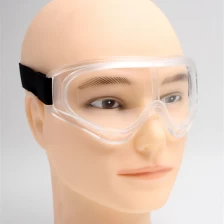 China Safety goggles protective eyewear, splash shield safety glasses impact goggle clear anti-fog lenses ce goggle manufacturer