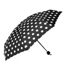 China Sales on Amazon Compact Umbrella Quality Windproof Women Umbrella Lightweight 3 Folds Umbrella for Pocket manufacturer