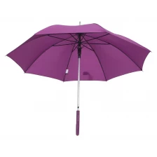 중국 소흥 공장 도매 좋은 품질의 알루미늄 샤프트 8 립 스틱 우산 J 핸들 제조업체