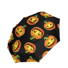 China UV Protection Pumpkin Umbrella with Halloween Printing fabrikant