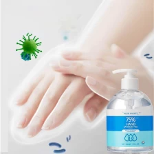 중국 Wash Disinfectant 75% Alcohol Gel  Hand Sanitizer Gel Antibacterial Alcohol Hand Sanitizer Gel 500ml 제조업체
