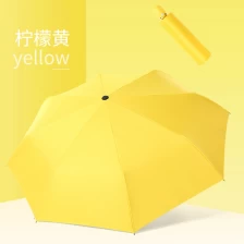 中国 Wholesale Custom auto open 3 fold umbrella with logo print Uv protection coating umbrella  factory  high quality メーカー