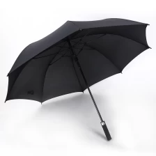 中国 Wholesale Straight auto umbrella Logo Printed 8rib windproof straight umbrella 制造商