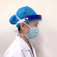 China clear disposable face protection mask with shield manufacturer