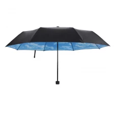 China manual  open custom three  fold umbrella manufacturer