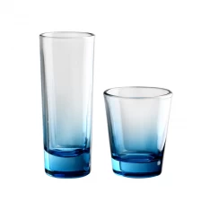 China 1,5 oz de copos de tiro transparente de xícaras de copos com base pesada de vidro de base personalizada para restaurantes de bar em casa fabricante