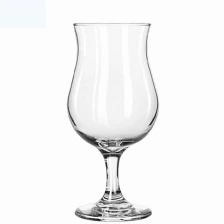China 12 oz tulip shaped glasses goblets high quality tulip beer glass set wholesale manufacturer