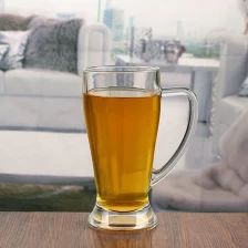 China 23 oz bulk beer glasses pint mug with handle wholesale manufacturer
