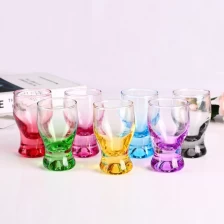 China 2oz/60ml Heavy Base Colored Sublimation Shot Glasses manufacturer
