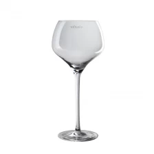 China 500ml lead-free crystal long stem Bordeaux Burgundy Clear Tasting red and white wine glasses modern champagne glassware manufacturer