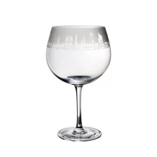 China 700ml customized etched large red wine Copa de Balon Tall G&T glasses for Gin Tonic Cocktail manufacturer