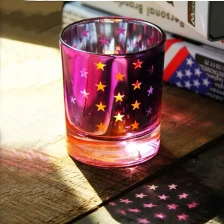 China China colored glass candlesticks supplier manufacturer