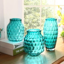 Cina Cina vasi arredamento produttore vasi blu in vendita piccoli vasi rotondi all'ingrosso produttore