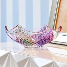 porcelana China placa de vidrio exportador galvanoplastia, fruta de color al por mayor de la placa fabricante