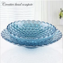 porcelana China caliente venta de electrochapado redondo plato de frutas por mayor fabricante