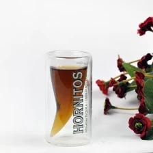 China China fabrikant 50ml Drinkhoorn vormige shot glas leverancier fabrikant