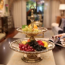 China China new double plated glass fruit bowl wholesale manufacturer