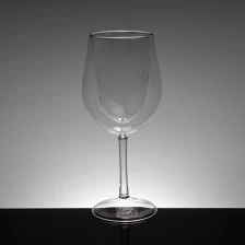 中国 中国新しいホット販売二重壁ガラス ワイングラス二重壁カップ サプライヤー メーカー