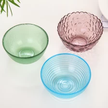 China China saladeiras fabricante colorido fornecedor taças de vidro fabricante