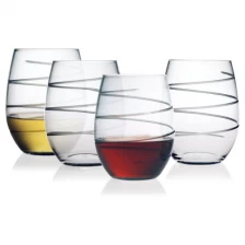 الصين المورد الصين بهلوان الزجاج والنبيذ، مل 610 كأس النبيذ بهلوان الزجاج المصنعة الصانع