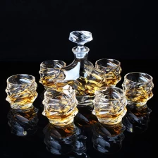 porcelana China establece vaso de whisky fábrica, vasos de whisky inusuales cristalería para el proveedor de whisky fabricante