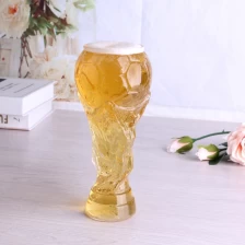 Çin Creative 450ml Beer Glasses Football World Cup Glass Cup For Football Club Fans Party Bar Best Gift üretici firma