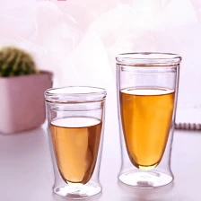 China Dubbelwandige glazen Tea Cup creatieve liefhebbers fabrikant